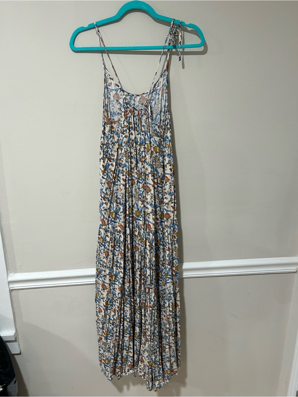 Natural Life Madi Maxi Dress Cream Tan Peony - Picture 4 of 4